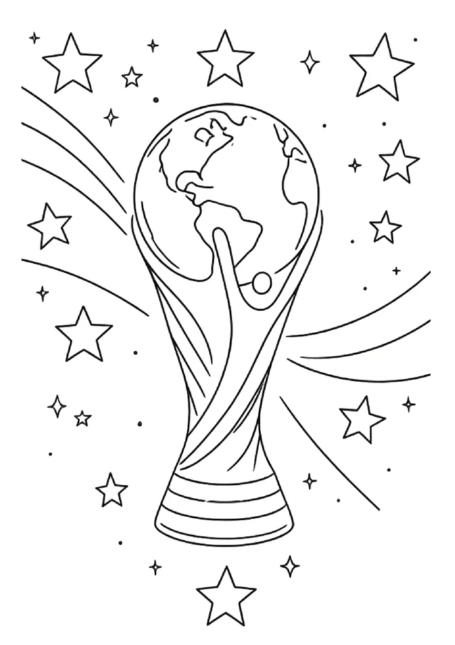 desenhos copa do mundo para colorir para imprimir e colorir - imagem 3